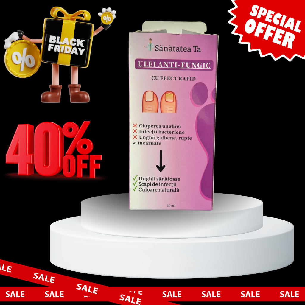 Ulei Ultra-Concentrat ANTI-FUNGIC pentru Eliminarea Ciupercii