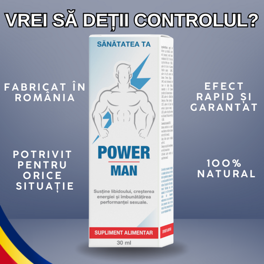 PowerMan - Spray pentru Erecție Instantă și Rezistență Maximă
