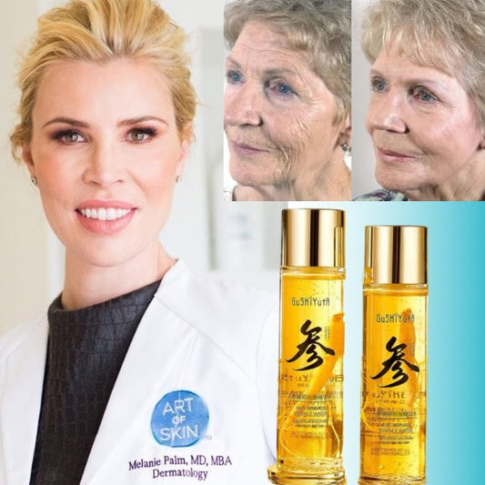 Ser cu ginseng korean si aur 24k ANTI RIDURI